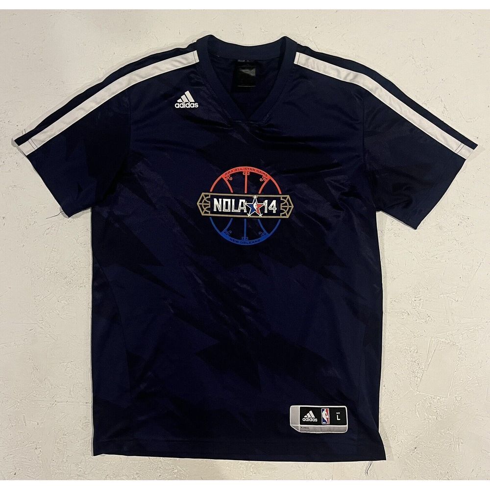 2014 NBA All-Star Practice Jersey New Orleans NOLA Adidas Size LARGE‎